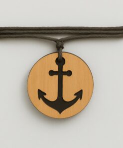 Wundervoller Boho Holz Anhänger – Handgefertigt & individuell personalisierbar