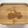 Personalisierte Jausenbox aus Bambus – Bild 5