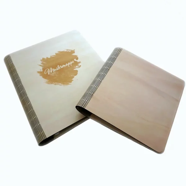 Holzmappe A4 aus Sperrholz Pappel