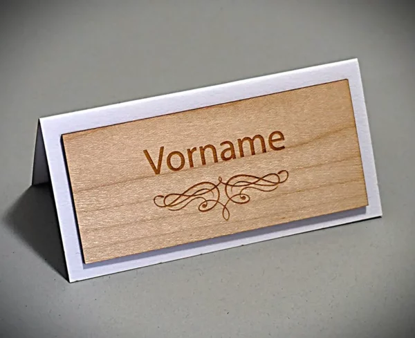 Gelaserte Tischkarten für Ihre Feier!