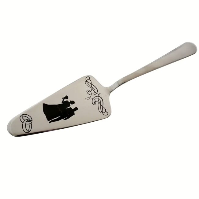 Handgefertigter Tortenheber mit Gravur