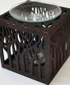 Einzigartige Duftlampe Baum des Lebens - dunkelbraun