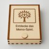Geschenkbox mit persönlicher Lasergravur 1 Hochwertige Geschenkbox aus Holz mit Schiebedeckel, personalisierbar durch Gravur oder UV-Druck, gefertigt aus stabilem Sperrholz in verschiedenen Stärken.