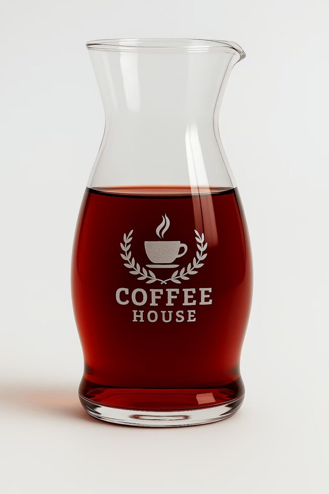 Elegante Glaskaraffe mit Lasergravur – Persönlich & stilvoll