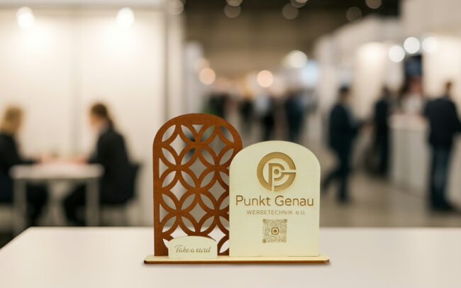 Visitenkartenhalter-Musterlogo