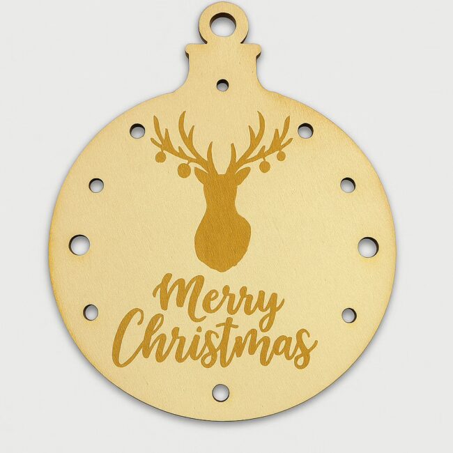 Einzigartige personalisierte Weihnachtsbaumkugeln mit Lasergravur – Dein exklusives Geschenk zur Weihnachtszeit